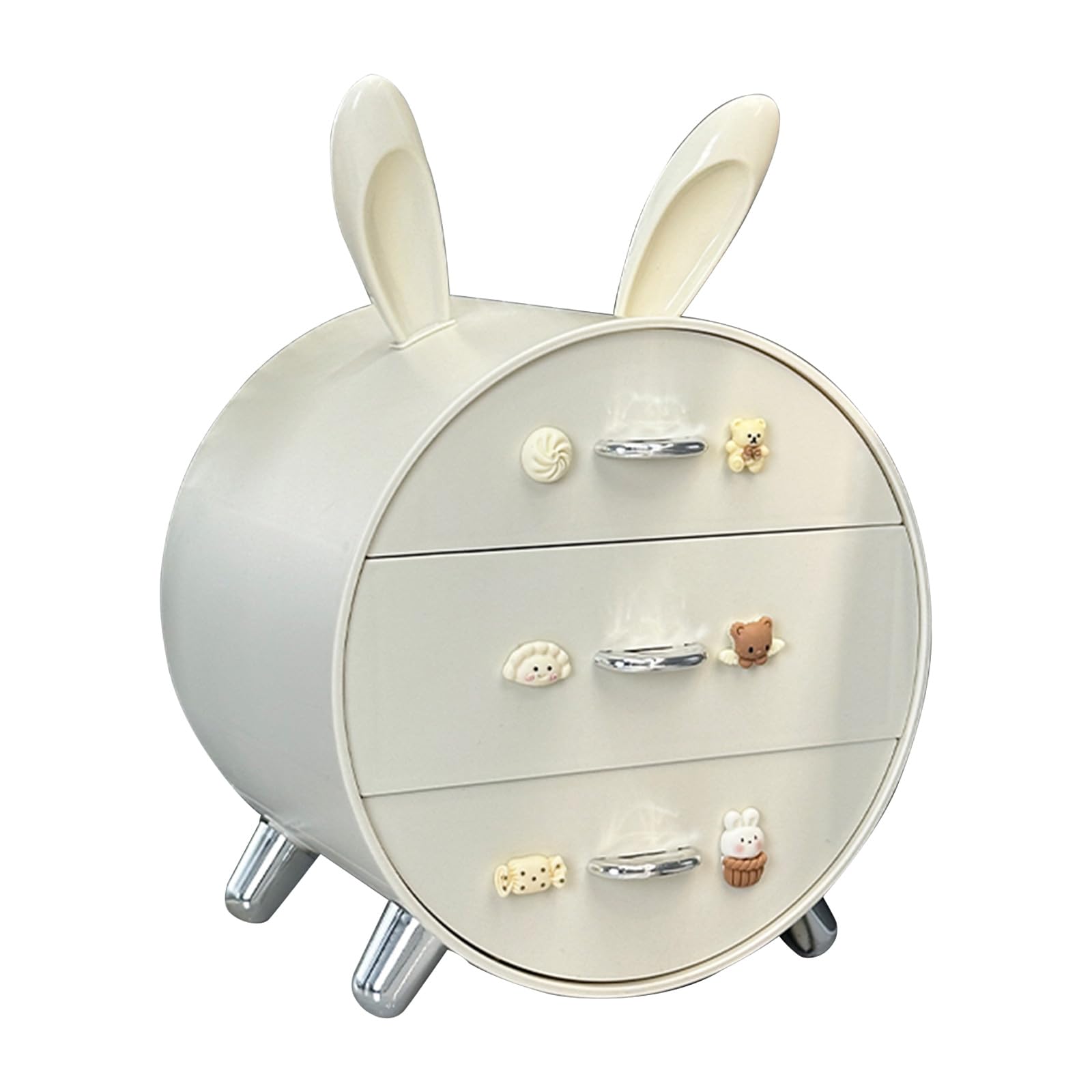 PANGBOER Tabletop Drawer Storage Stand with Easy Access Drawers Stationery and Cosmetics Organizers Multiurpose Makeup Holder Drawer Storage Rack