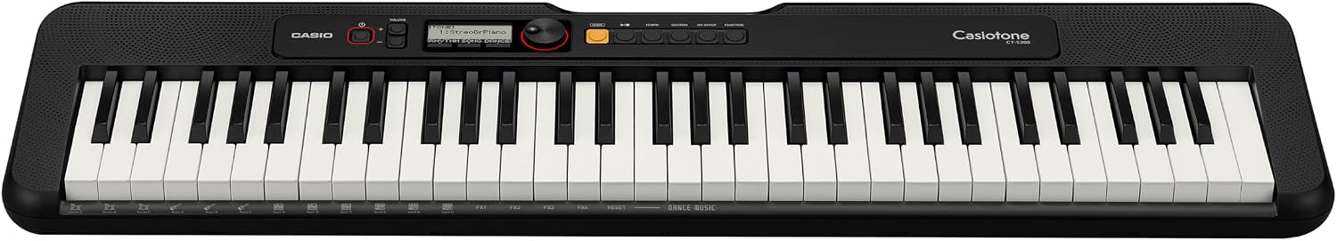 Teclado Musical Casiotone Ct-S200Bkc2-Br Preto