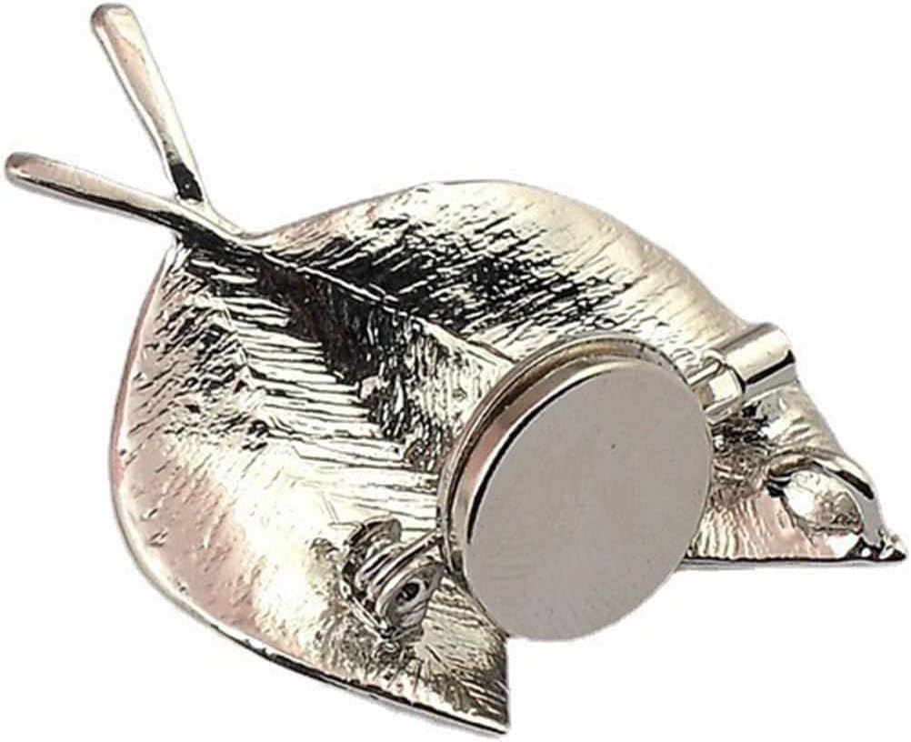 5Pcs Silver Mini Pin Brooch Converter Harm Free Clothing Buckle Metal Lapel Pin Brooch Holder Converter Easy Use Jewelry Making Pin Backs Jump Rings