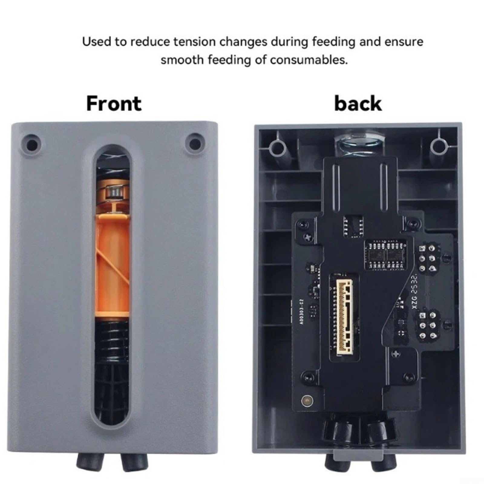 Feed Buffer für Bambu Lab P2S für 3d-drucker, Filament-Puffer mit Dämpfung für stabiles Drucken, Ersatzteil aus Kunststoff, einfaches Installieren