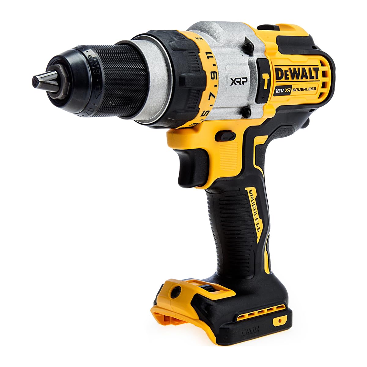 Dewalt 18 V Flexvolt Advantage DCD999NT akumulatorowa wiertarko-wkrętarka udarowa (bezszczotkowa, w pełni metalowa przekładnia, zintegrowana lampa LED o jasności do 77 lumenów, w zestawie dodatkowy