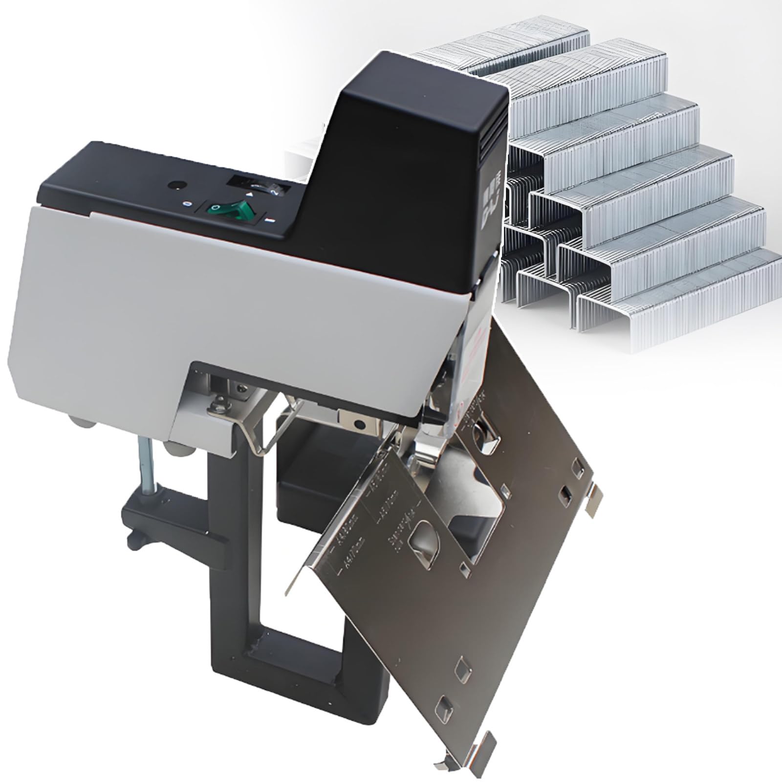 Pro-Buchhefter, Hochleistungs-Elektrohefter, 2–50 Blatt, Elektrischer Manueller Schnellhefter, Bindegerät, Rapid 106 Update, Automatische Sattelmaschine