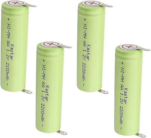 Miniatura 6 de Kastar Paquete de 5 baterías Ni-MH de 1.2 V 2200 MAh compatibles con Braun 6550 7497 7540 7546 7640 7650 7790 8970 8975 8985 8986 8987 8990 8991