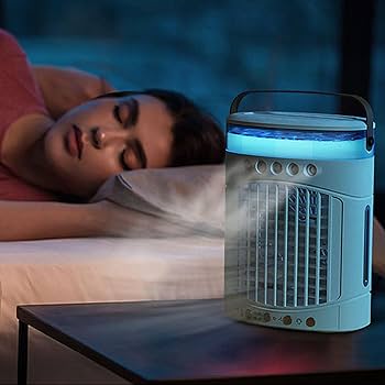 Amazon | ポータブルエアコン気化式空気冷却器 クールミスト付き