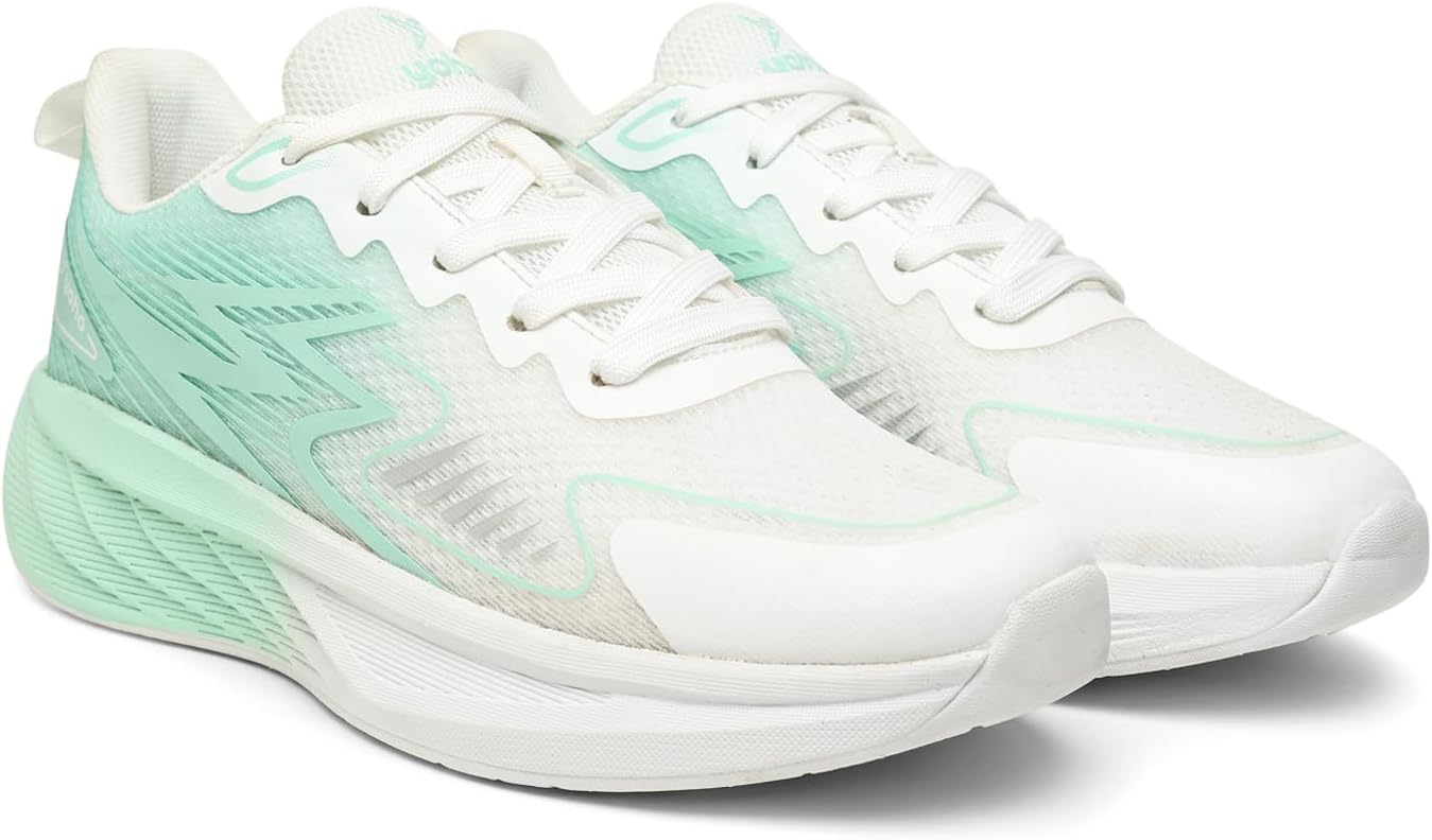 RushHour Dynamiq™ Sports Shoes for Women |Cushioned Insole, Stylish, Casual & Sneakers for Ladies | Lightweight, Anti-Skid Shoe for Gym, Walking Running & Everyday Use-1835