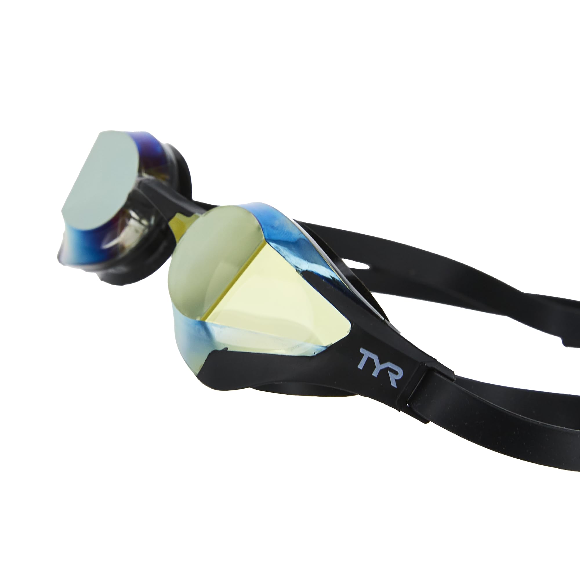 TYR Unisex Tracer X Razor Racing Swim Goggles TRACER X RAZOR MIRRORED ADULTFIT (1er Pack)