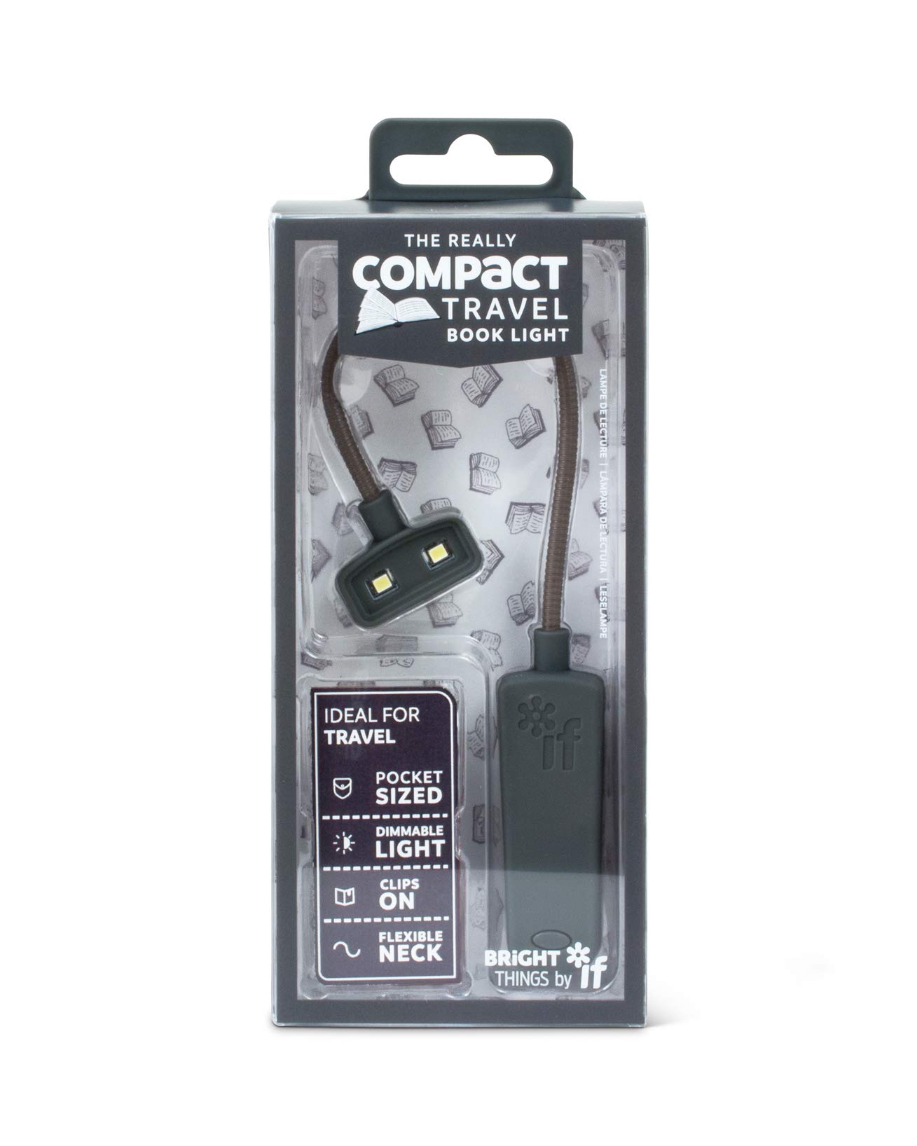 The Really Compact Book Light - Gray
