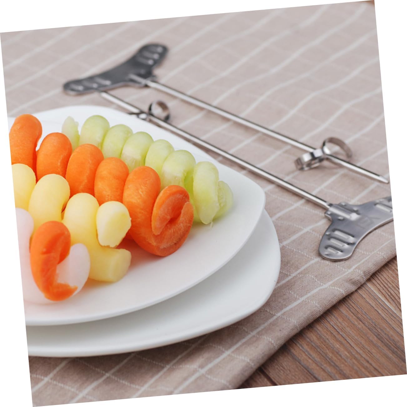 Stainless Steel Vegetable Spiral Slice Tool for Fruit and Zucchini