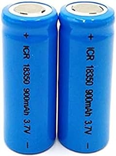 18350 Lithium Battery 3.7v High Power 900mAh 18350 Rechargeable Lithium Batteries,2 Pieces