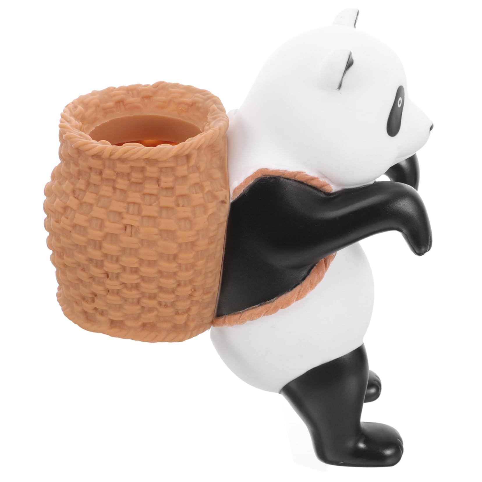 ULTECHNOVO 4 Pièces Ornements de Panda Mini décors d'aquarium Ornement de Panda d'aquarium Accessoires Petit Ornement d'aquarium Joli décor de Paysage d'aquarium Vinyle