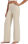 G4Free Barefeel Pantalon large pour les femmes taille haute en vrac robe décontractée travail Pantalons de yoga 29"/31"/33"