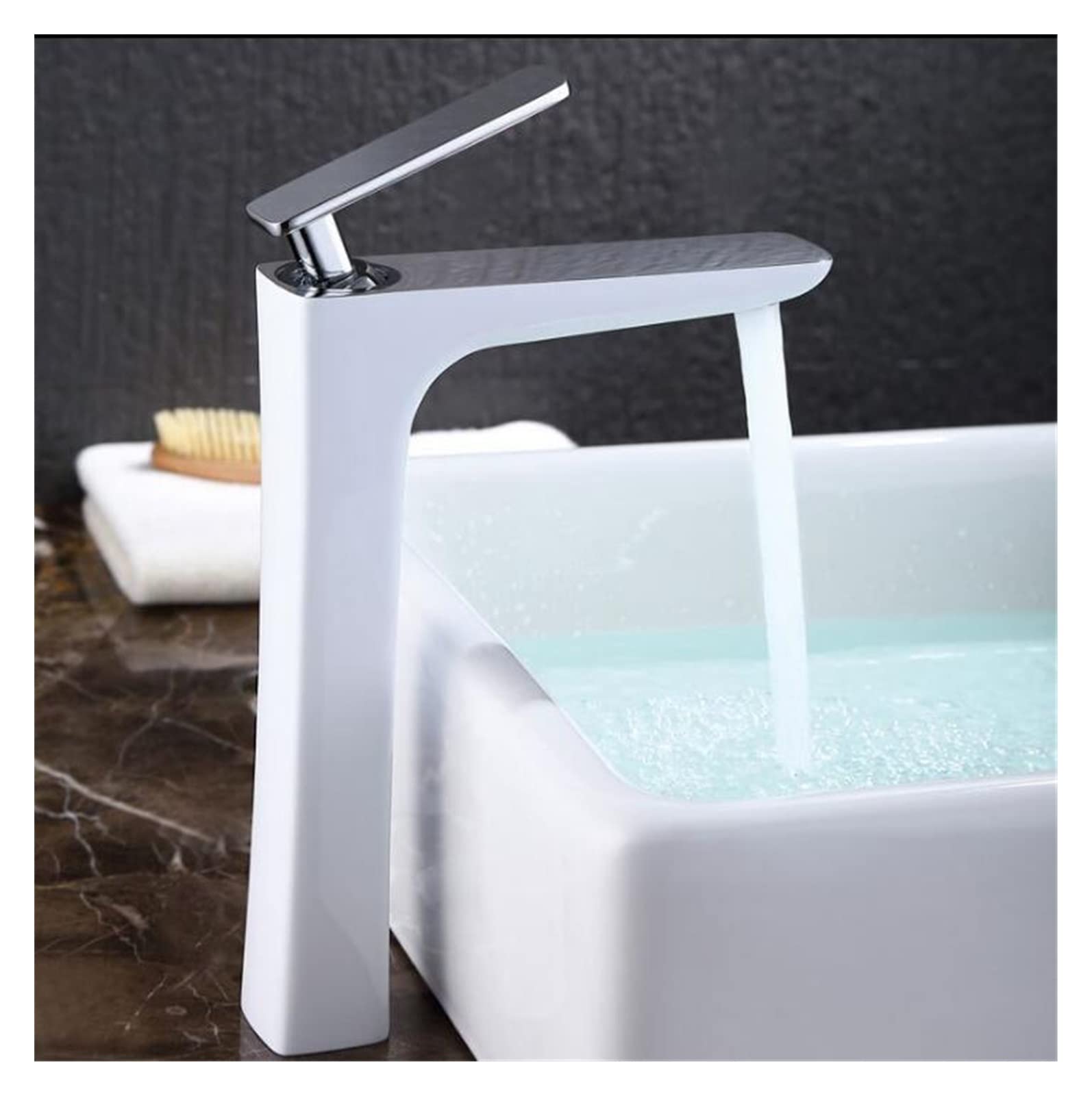 Bassin mitigeur eau chaude et froide pour meuble vasque moderne