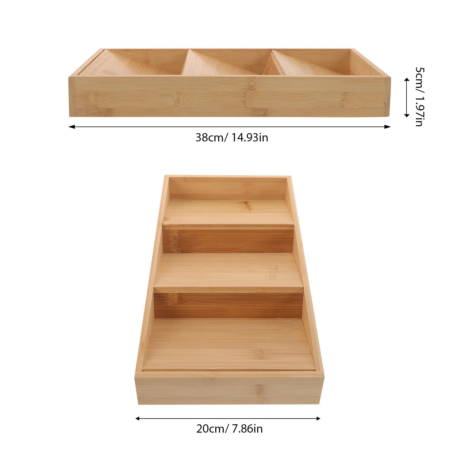 Organizador de Especias Estante de Almacenamiento de Material Sintético 3 Niveles Diseño Práctico y Versátil para Cocina para Encimera y Armarios