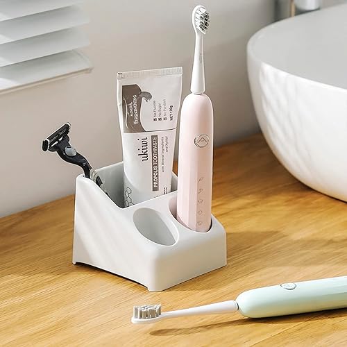 Miniatura 3 de Soporte para cepillo de dientes eléctrico para baño, organizador de cepillo de dientes eléctrico para encimera, organizador de baño, soporte para