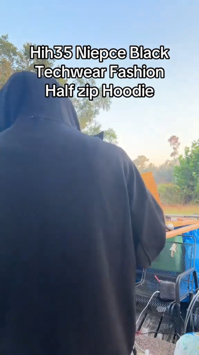 Niepce Inc Japanese Streetwear Hoodie for Men (as1, alpha, s