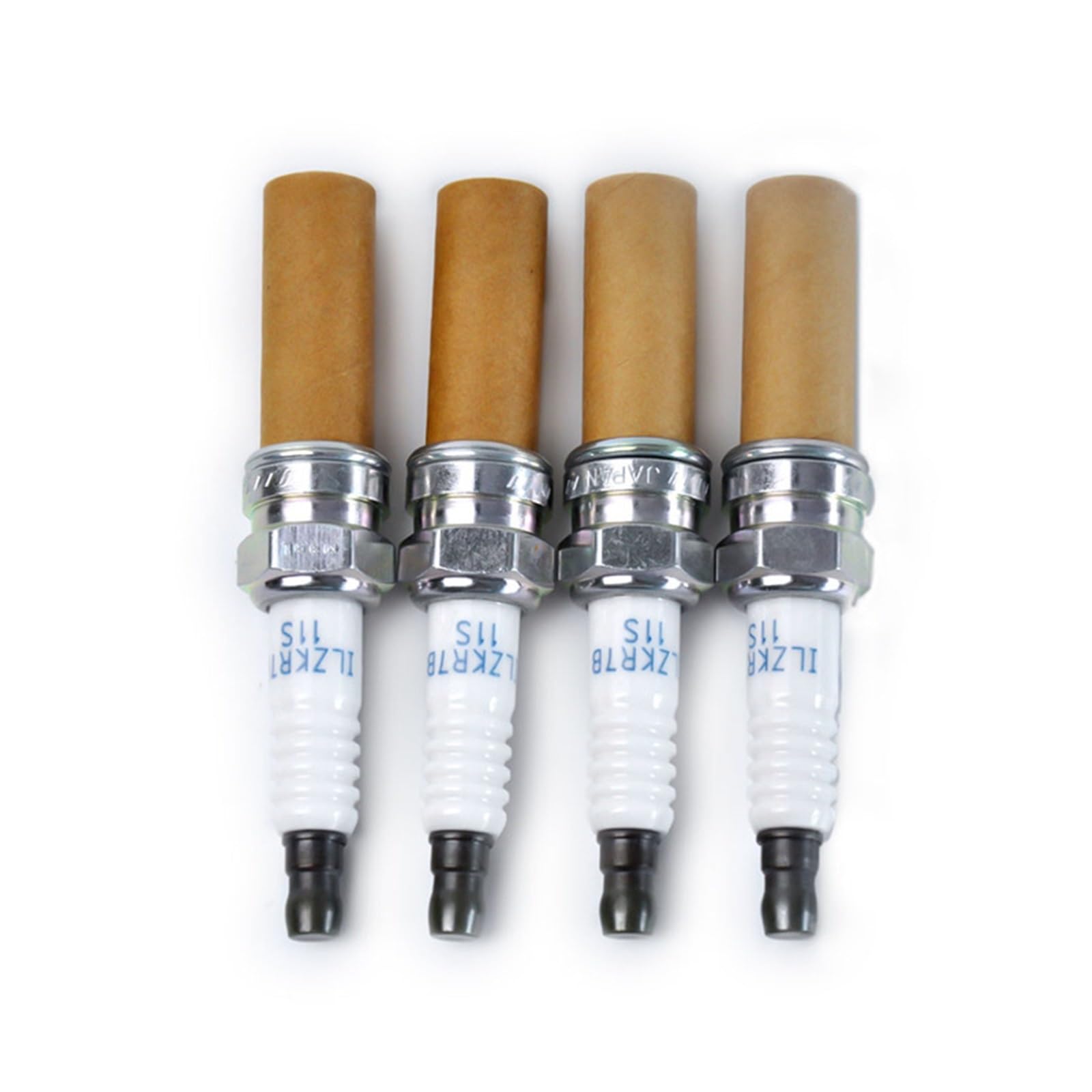 4 Pezzi Candela di accensione per Auto ILZKR7B11S 5787, per Accord IX VIII 2.4L 3.5L, per TL ZDX MDX RDX Candela di accensione per Auto ILZKR7B-11 Compatibile