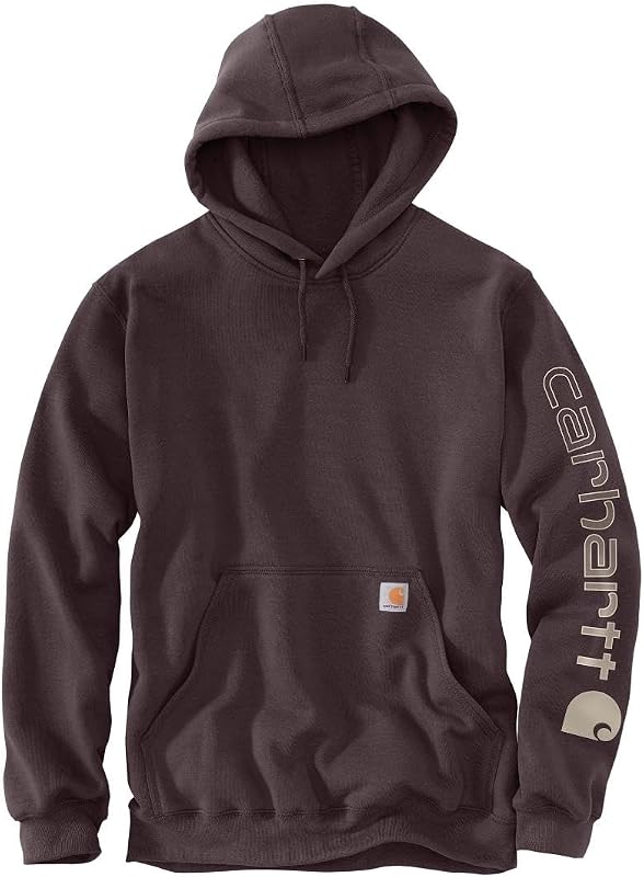 Carhartt Loose Fit Midweight Logo Sleeve Graphic Sweatshirt, Felpa con Cappuccio Uomo
