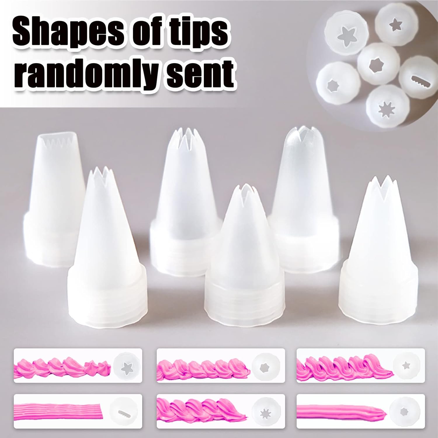 FUNSHOWCASE Decoden Whipped Cream Phone Case DIY Epoxy Resin Casting Kits Pack of 36