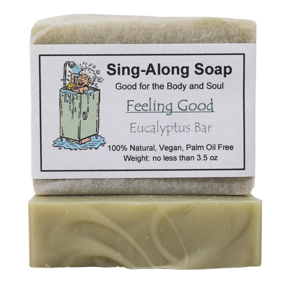 Eucalyptus Soap, All-Natural, Vegan, Scented, Feeling Good