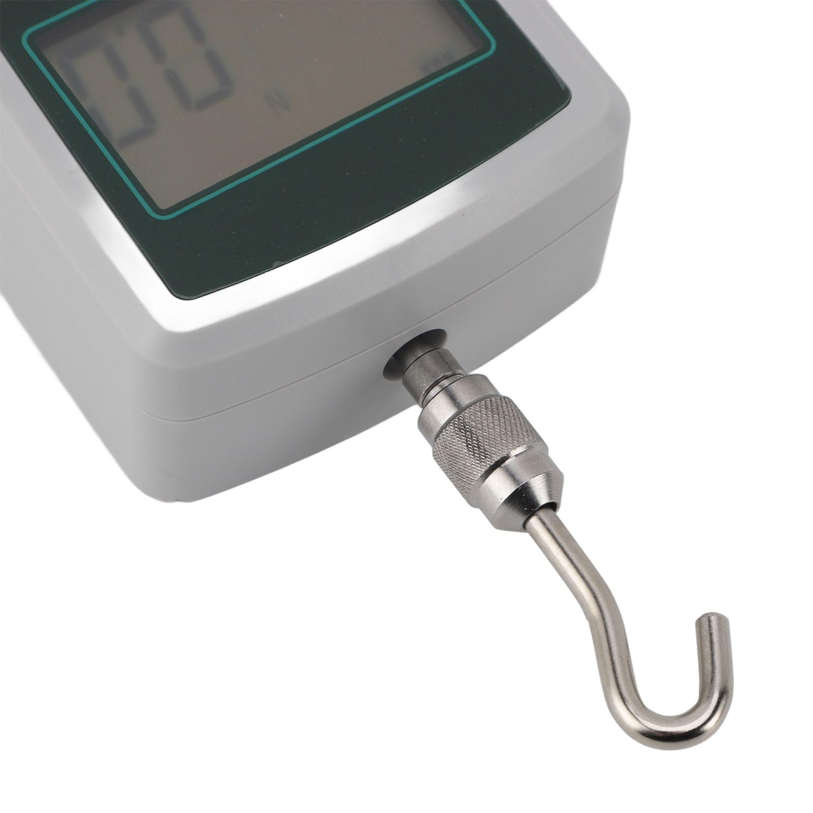 LiebeWH Cyfrowy Miernik Siły 100N Tester Push-pull ze Stopu Aluminium z Wbudowanym Czujnikiem Przenośny Miernik o Wysokiej Dokładności z 6 Głowicami Mocującymi do Kontroli Laboratoryjnej Mechaniki