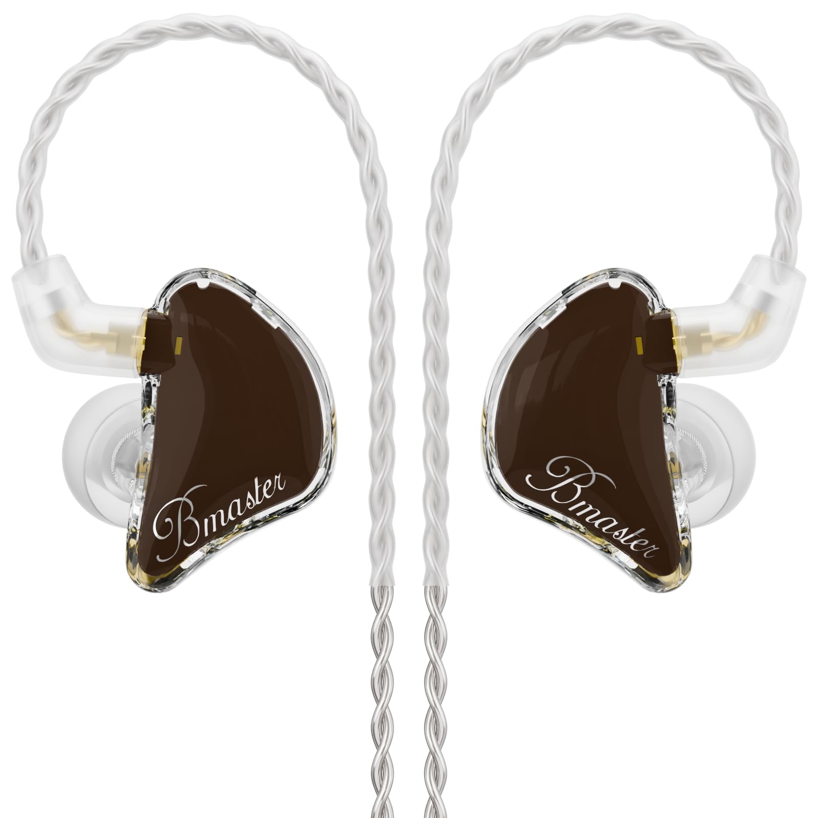 triple driver earbuds with powerful bass noise isolation