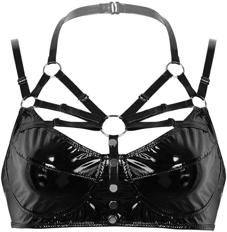 ブラトップエロ Amazon.co.jp: 女性エロバンデージブラレザービスチェセクシープッシュアップラテックスブラレットワイヤーフリーブラトップ セクシークラブウェアレイブダンスブラトップ-ブラック_M : ペット用品
