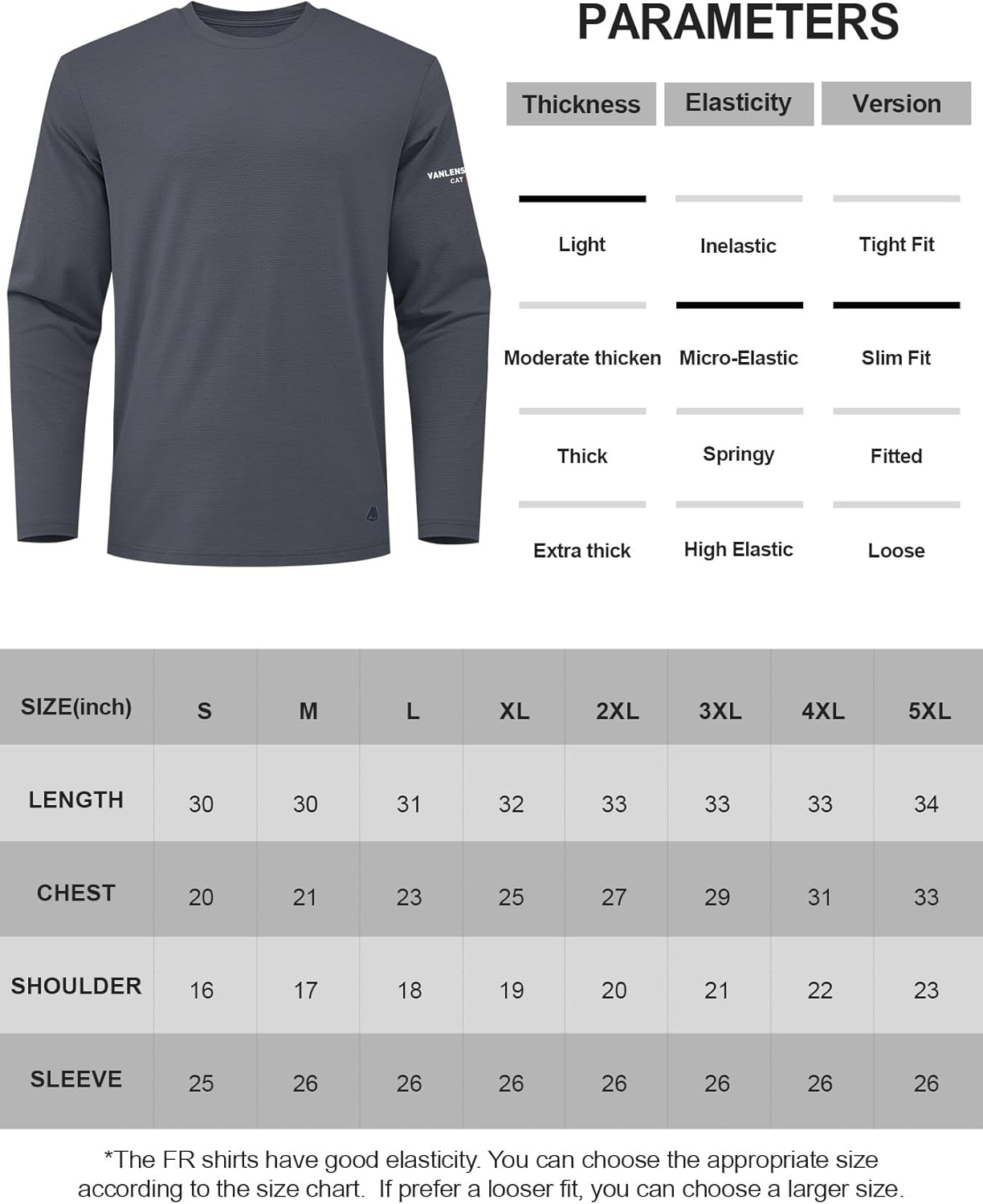 FR Shirts Flame Resistant Shirt 5.5OZ Modacrylic Permanently Flame-Retardant FR Baselayer for Men Light Weight CAT1 - Image 6