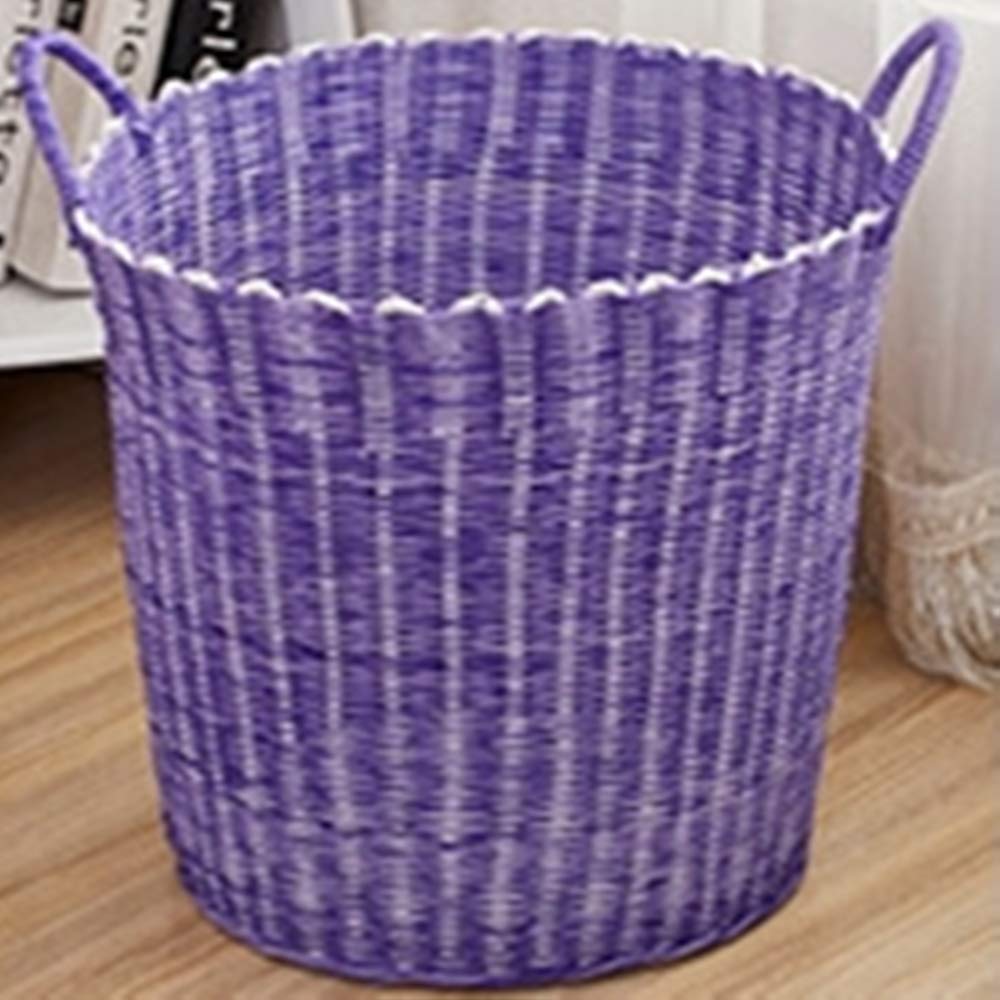 Panier de rangement plastique portable GGGGG bac à linge respirant vêtements