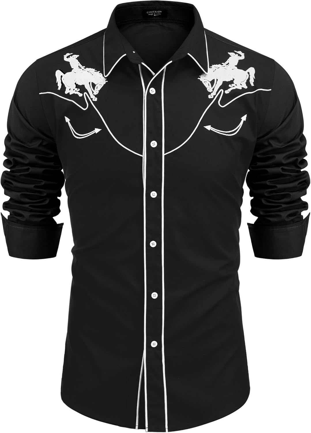 COOFANDY Men's Suede Leather Vest Casual Western Vest Jacket Slim Fit - View #8