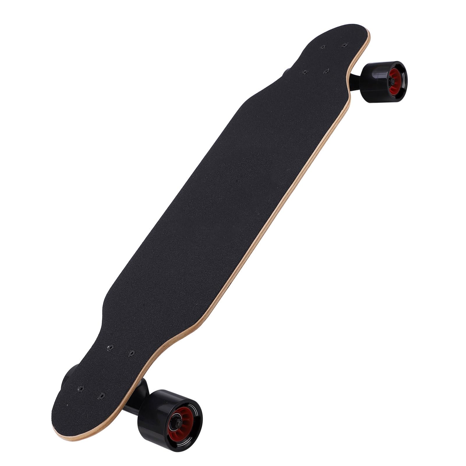 Profesjonalna 8-warstwowa Deskorolka Longboard z Klonu, łożyska ABEC 9 w Kolorze Fioletowym z Wysokimi Elastycznymi Kołami HR 95, Poszerzone 70 Mm, Idealne dla Dorosłych