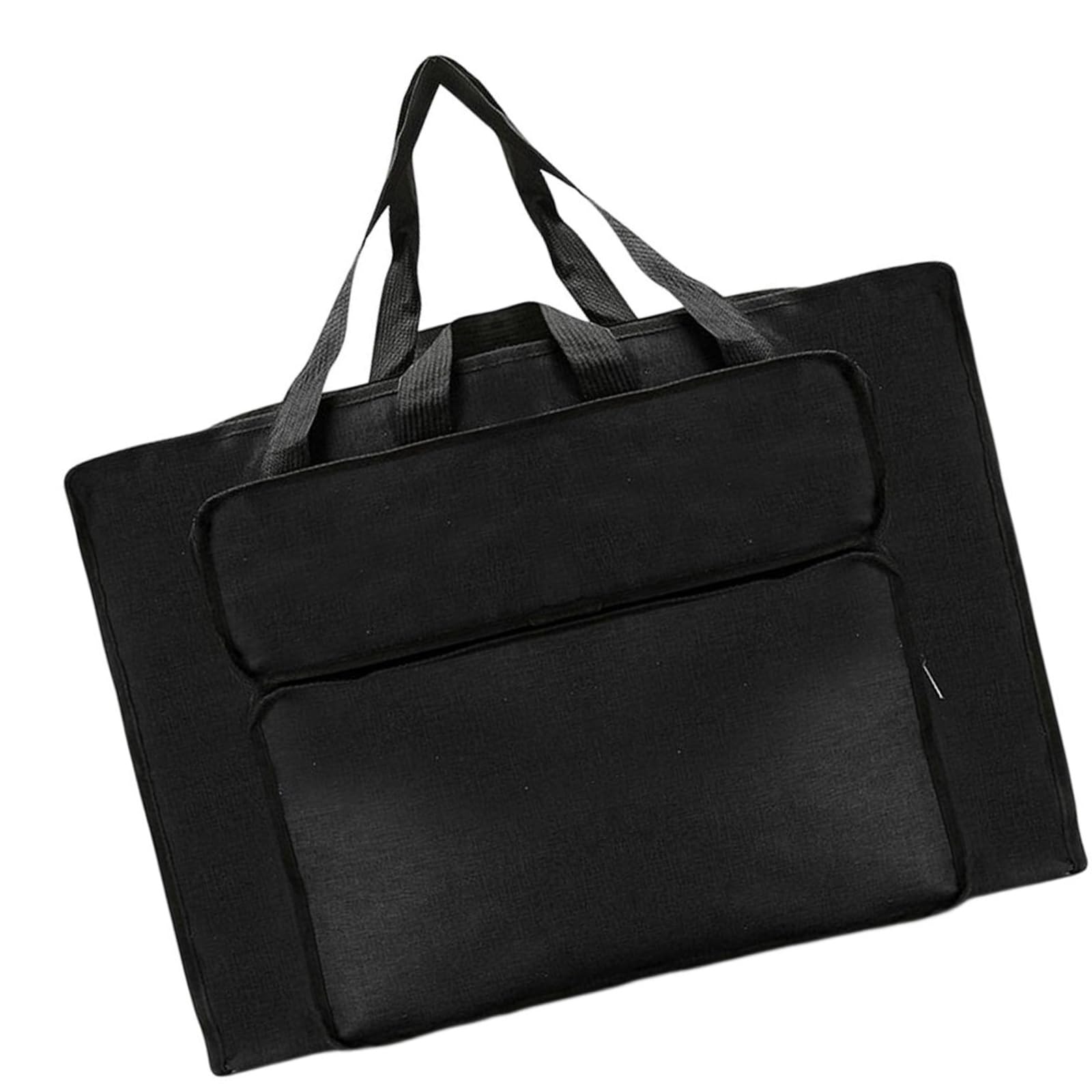 Borsa per il trasporto del tavolo da disegno, resistente all'acqua, custodia per il trasporto di artisti, per pittura su tela, poster, Nero