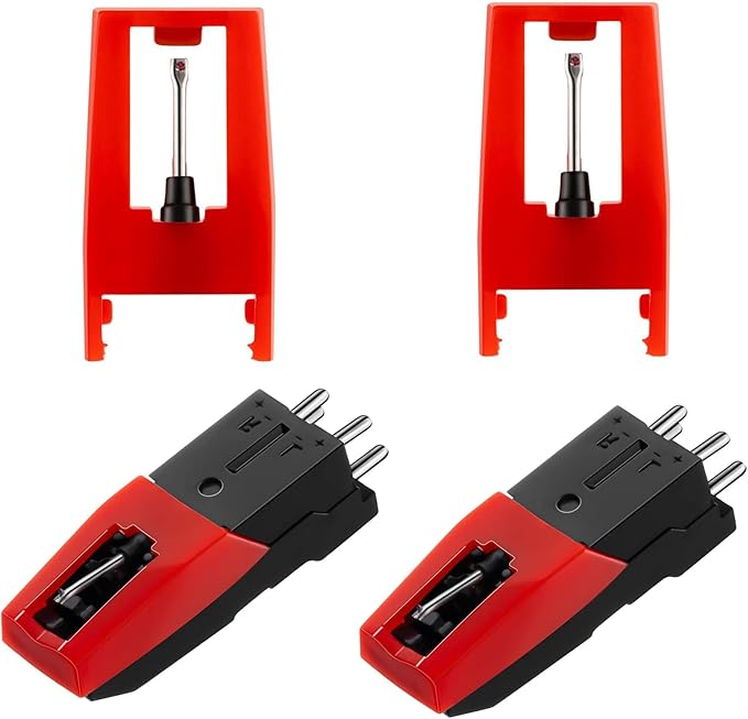 Record Player Needles Replacement, 4 Pack Technics Turntable Phonograph Needle
