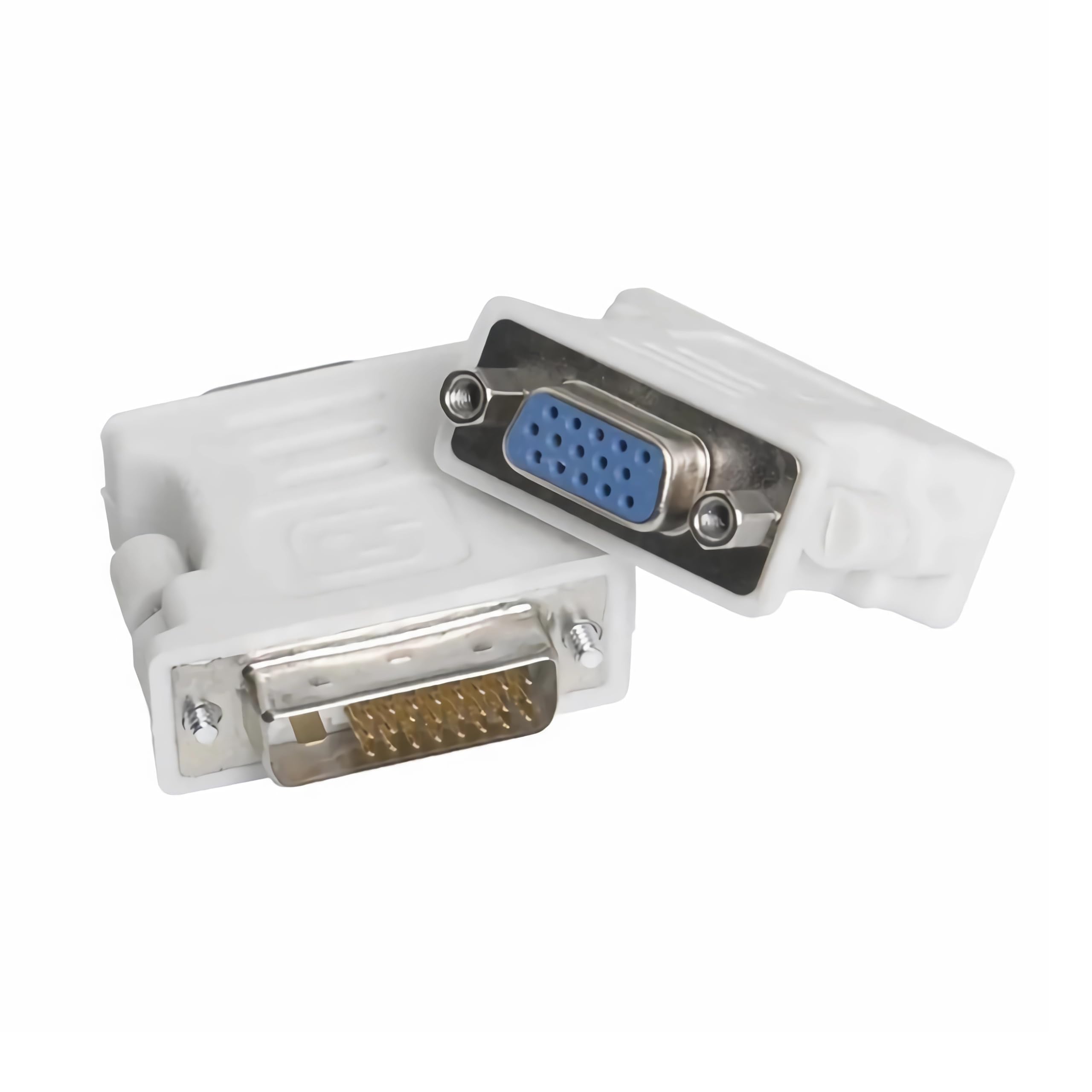 Adapter VGA (Stecker) Auf DVI (Buchse) – Verbindet Alte Monitore Mit Neueren PCs