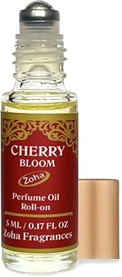 Zoha Cherry Bloom Perfume Oil for Women and Men | Alcohol Free Fragrance with Skin Moisturizer | Scent Inspired by Lost+Cherry Perfume