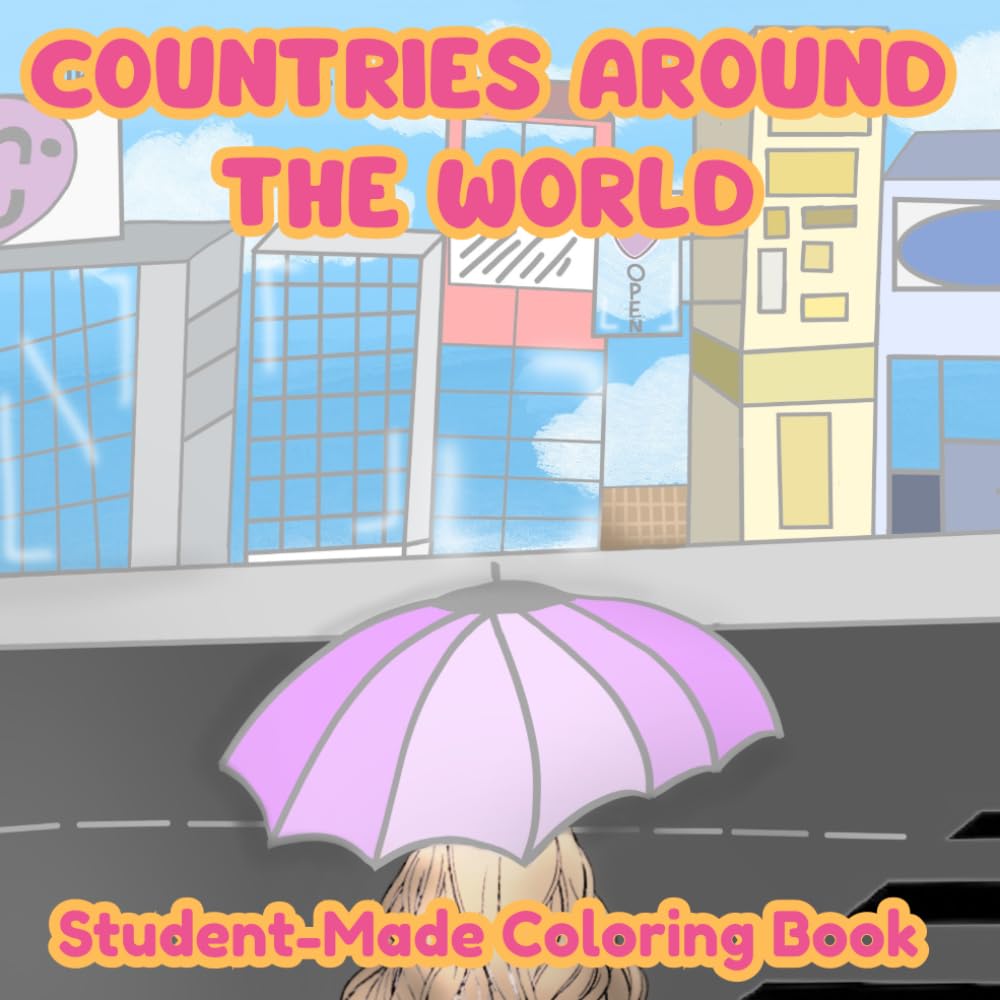 Countries Around the World: Student-Made Coloring Book