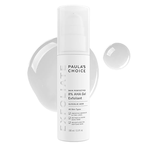 Gel exfoliante perfeccionador de piel Paulas Choice 8 AHA con ácido glicólico manzanilla y té verde