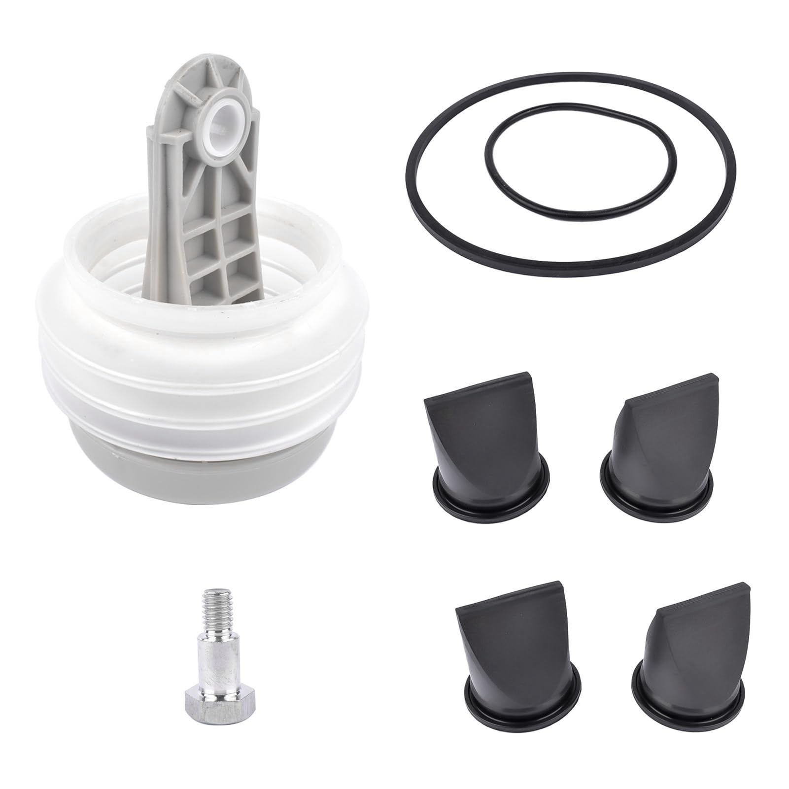 Kit de Fuelle de Bomba, 4 Piezas de Válvula de Pico de Pato de 1,5 Pulgadas, Kit de Junta Tórica de Repuesto para Bomba de Vacío S T J VHT VG, con Bomba de Fuelle y Tornillos