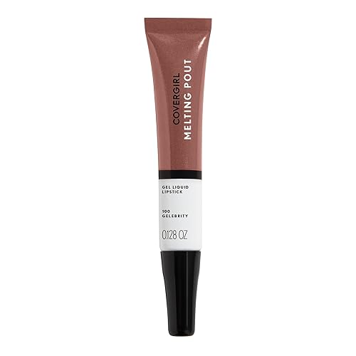 COVERGIRL Melting Pout Lápiz labial líquido, Gelebrity, 0.24 onzas