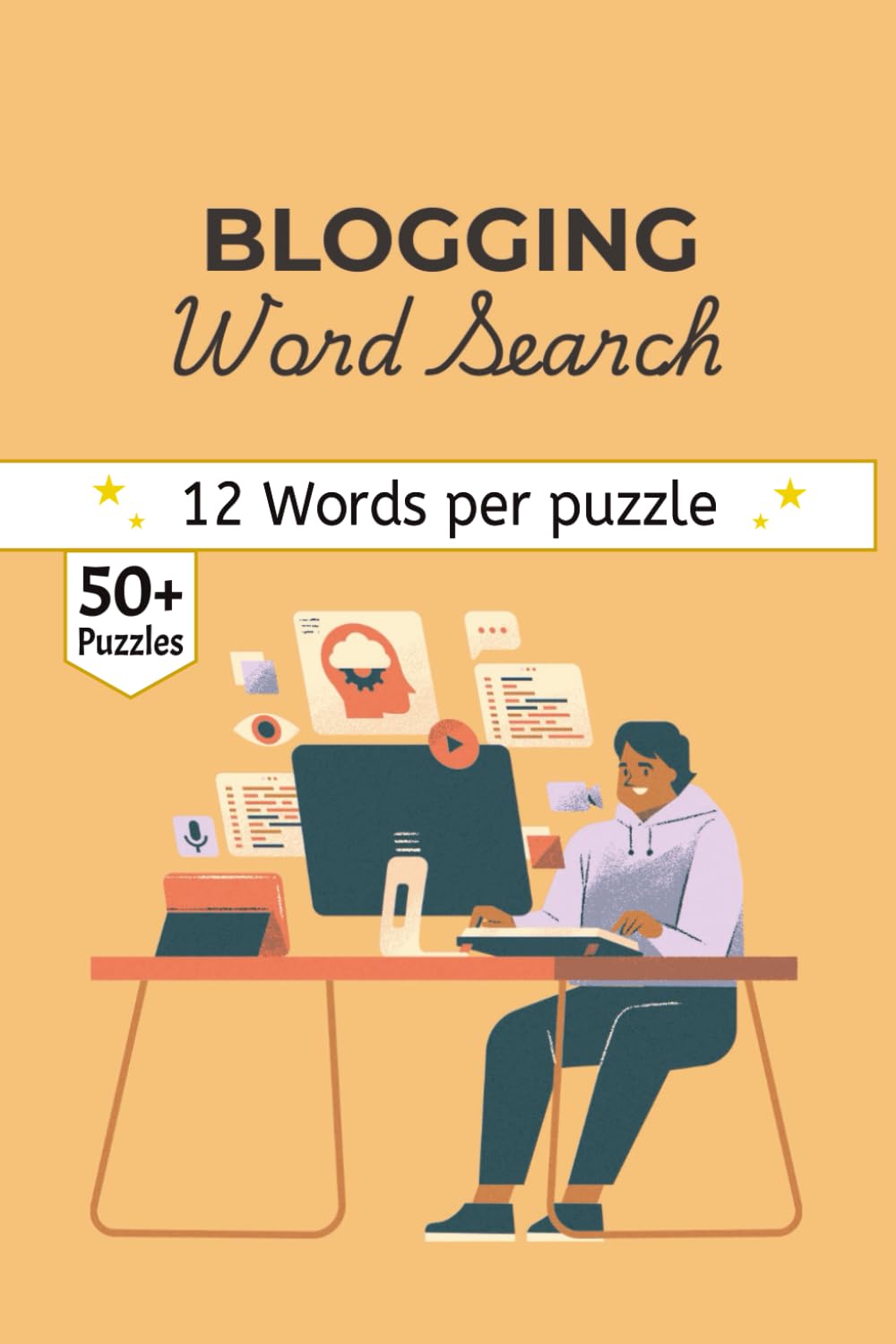 Blogging word search Puzzle Book: Relaxing Puzzles for Content Creators | Portable 6x9 Travel Edition