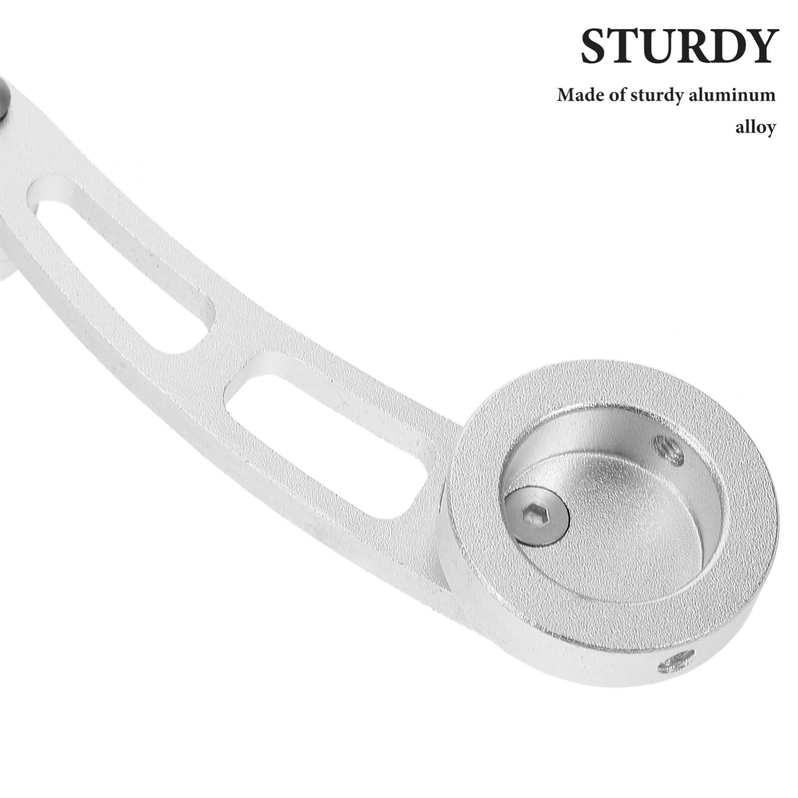 SOLUSTRE Manivelle De Lève-vitre De Voiture Poignée Manuelle Alliage Aluminium Remplacement Pour Vitres Automatiques Accessoires Intérieurs Auto