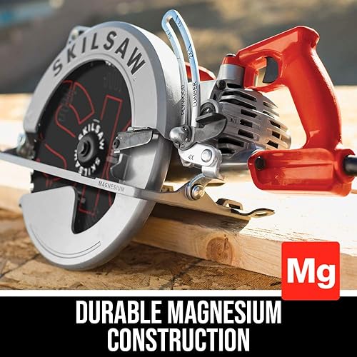 Miniatura 7 de SKIL Sierra circular de magnesio de 10-14 pulgadas con bloqueo giratorio, SPT70WM-71