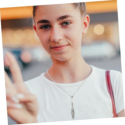 Miniatura 2 de Collar de cristal soporte de metal gargantilla de cristal collar trenzado collar ajustable soporte de piedra vacía s jaula cuerda de cristal