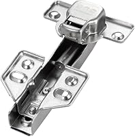 AOLISHENG 90 Fokos Szekrényzsanér Szett - Csillapított Záródású Konyhabútor Sarokpánt, 35mm Rejtett Kivitel, Ezüst, Csavarokkal (1 Pár) 7