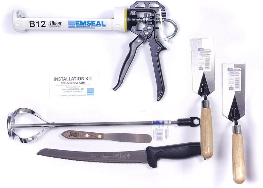 EMSEAL Horizontal Colorseal, Submerseal, DSF, and Chemseal Expansion Joint Systems Installation Kit