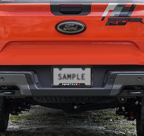 Miniatura 10 de Ford Raptor - Marco metálico para matrícula (negro D)