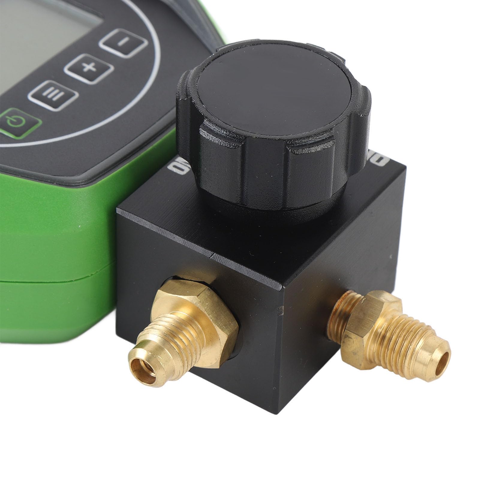 Naroote Manómetro HVAC Digital 0-6000KPa Válvula de Bola Probador Preciso