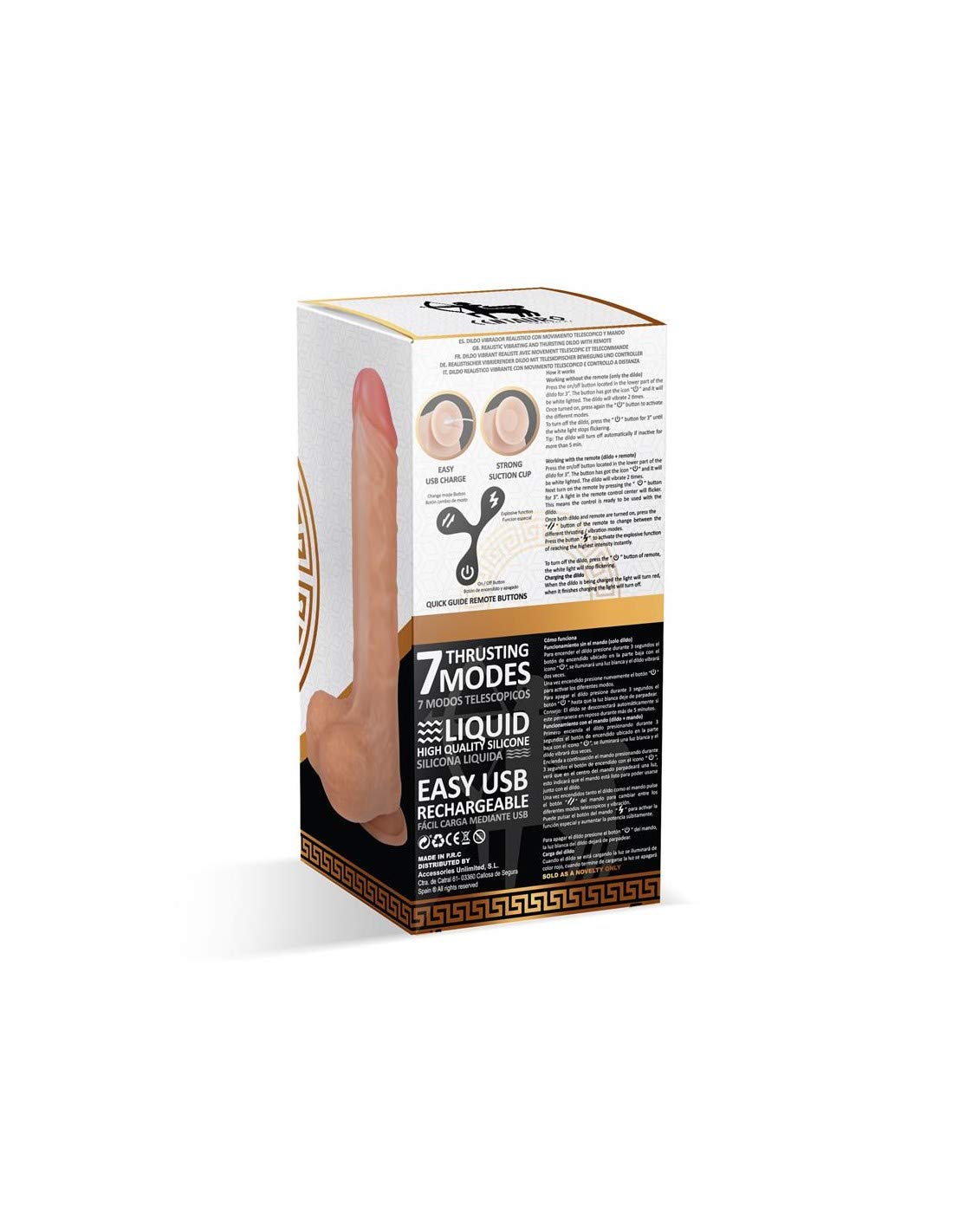 Centauro Vibrador Realista 150 g : Amazon.es: Salud y cuidado ...