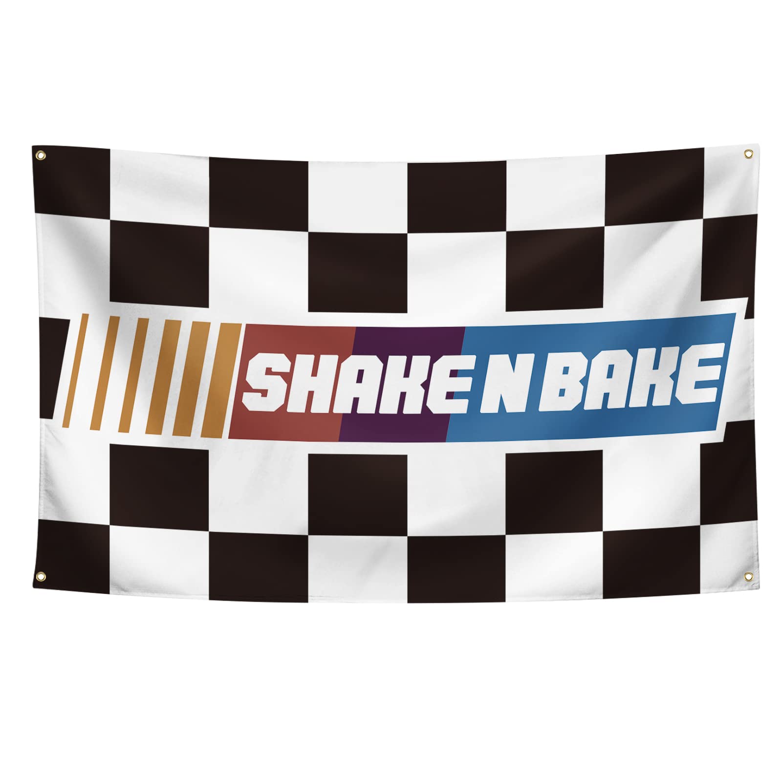 Shake N Bake Flag Talladega Nights 3 x 5 Feet Polyester Banner Dorm Banner with Four Brass Grommets for College Party Indoor and Outdoor Decorations