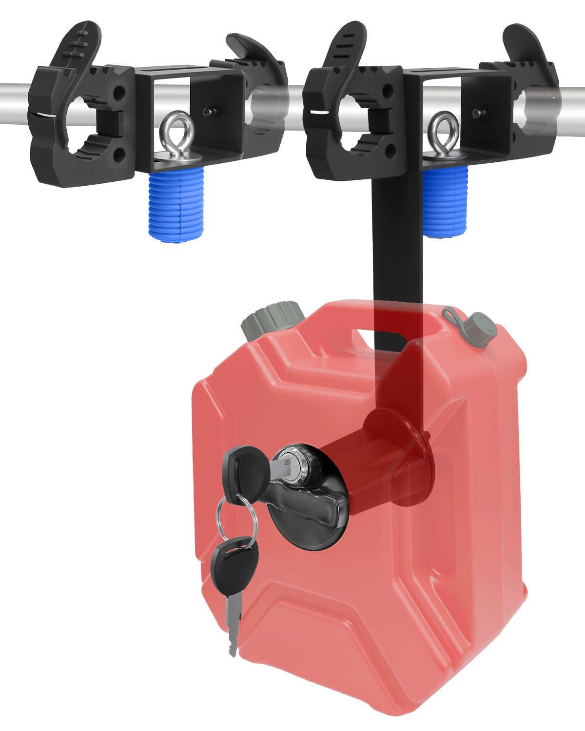 Porte-outils benne UTV double position avec fixation réservoir stable