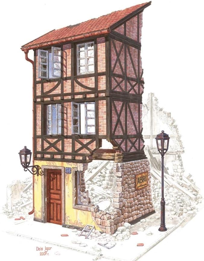 Mini Art 1/35 diorama base "Normandy city building" MiniArt 35503